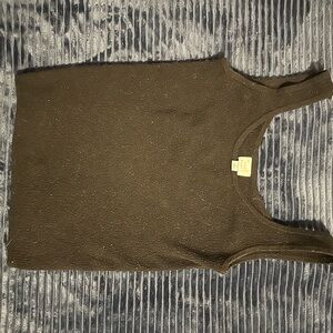 a new day Women's black Knit Tank Top